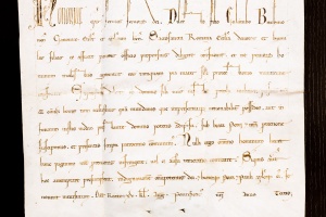 Salvaguarda del Papa Honori III al canonge Colom i el seu hospital (1219)